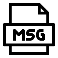 MSG는 아웃룩 파일 형식입니다